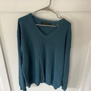 Vintage Peru Unlimited Men's XL Baby Alpaca Wool V-neck Sweater